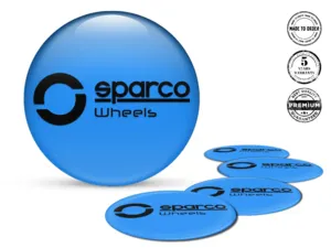 Sparco Wheel Emblems High Quality Quantum Prism